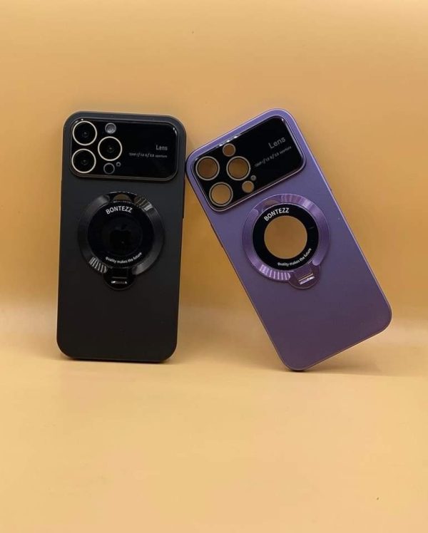 trendy case 🔥🔥
Bontaz Hard Pc Case with attach magsafe, camera lens protector & back stand 🔥