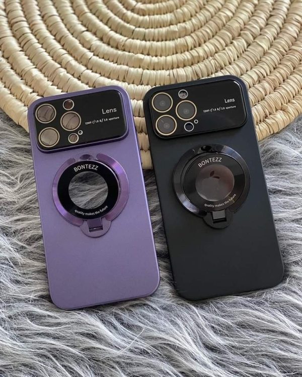 trendy case 🔥🔥
Bontaz Hard Pc Case with attach magsafe, camera lens protector & back stand 🔥 - Image 4