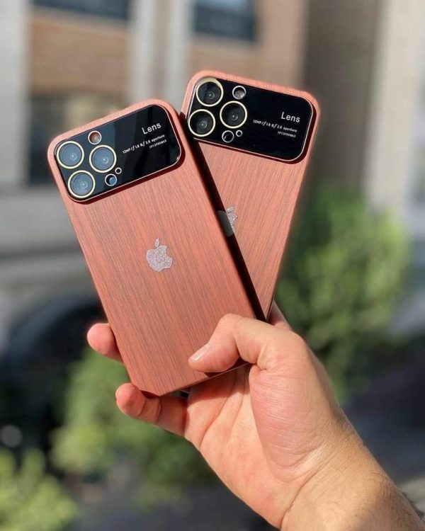 Wooden design Hard polycarbonte Camera lens protection case available in stock 🔥 - Image 3