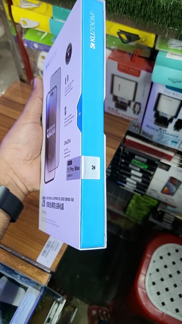 KUZOOM 3D LARGE CURVED EDGE GLASS FILM | I Phone All Model - Image 3